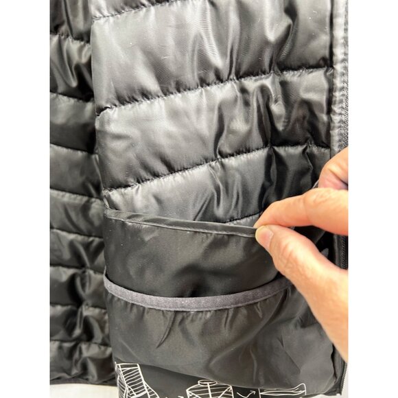 Ozark Trail Packable Puffer Jacket Mens XL Black Quilted Insulated Zip Coat - Picture 11 of 12